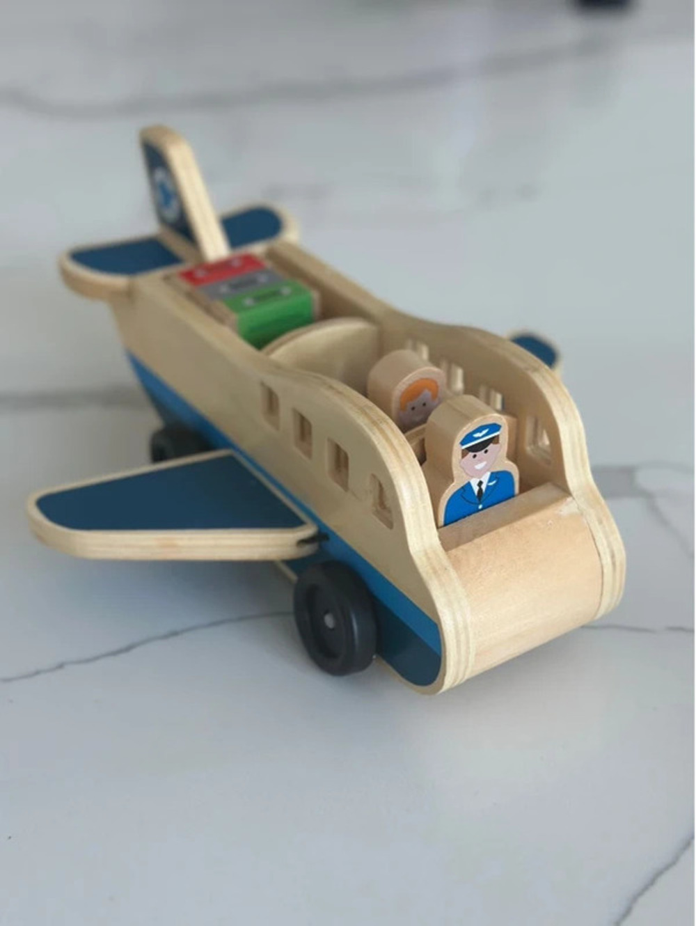 Melissa & Doug Wooden Airplane Play Set